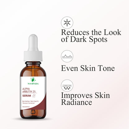 Alpha Arbutin 2% Serum, Dark Spot and Texture Corrector, Revitalizer, 30ml