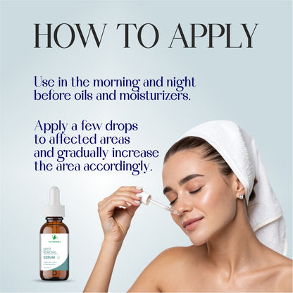 Noorveda Spot Removal Serum, Dark Spots and Pigmentation Treatment, 30ml Dropper Bottle